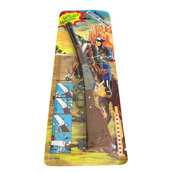 Vintage wilder western west metall wwestern gewehr nr 4804 toy rifle gun small - Picture 1 of 2